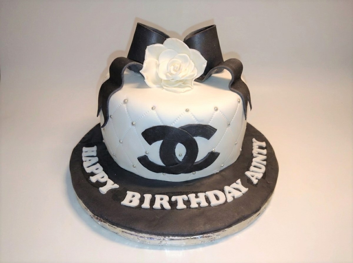Chanel Couture Birthday Cake